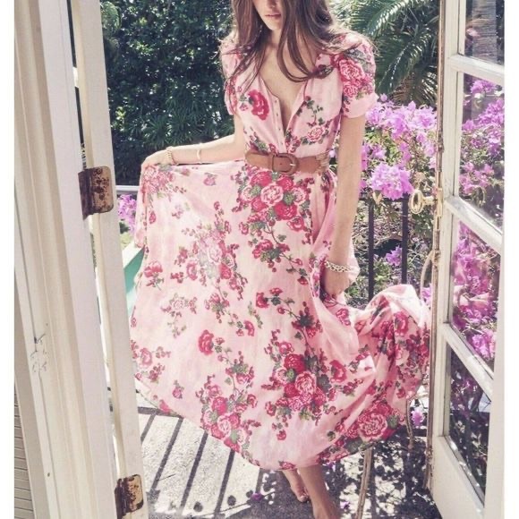 Loveshackfancy Coralie Dress Desert Pink - Picture 3 of 11